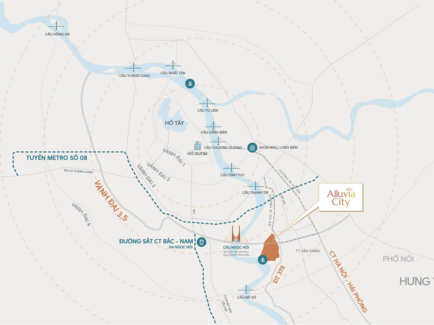 Vị trí dự án ALUMI - ALLUVIA CITY